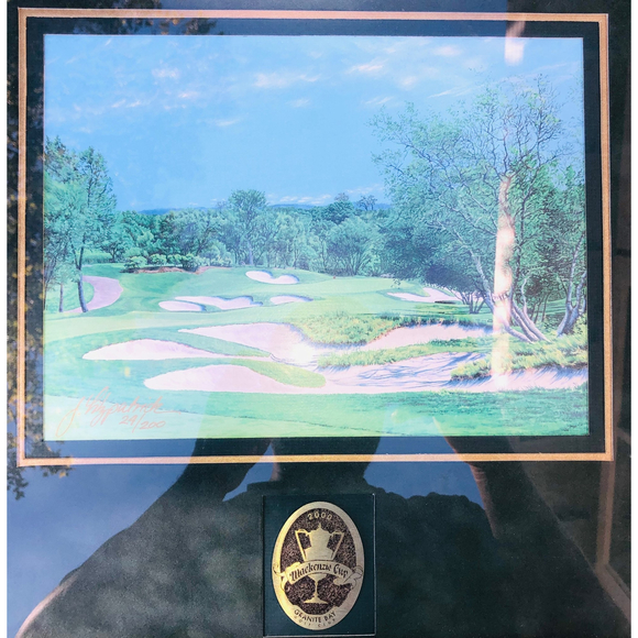 Vintage Granite bay golf club lithograph by Jim Fitzpatrick 24/200 year 2000